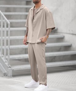 style trendy solid color men's fashion suit | 1250 - Image 18