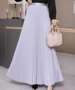 High Waist Easiest for Match Slim Elegant Casual a Large Skirt | 1252 - Image 16