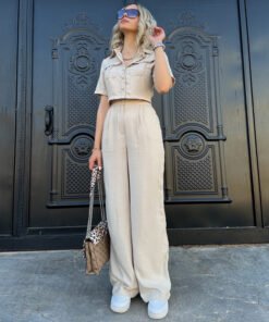 Women's Short Sleeve Temperament Fashion Casual Two-Piece | 1234 - Image 20