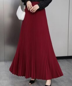 High Waist Easiest for Match Slim Elegant Casual a Large Skirt | 1252 - Image 14
