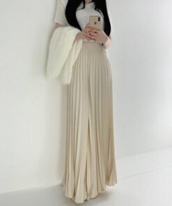 High Waist Easiest for Match Slim Elegant Casual a Large Skirt | 1252