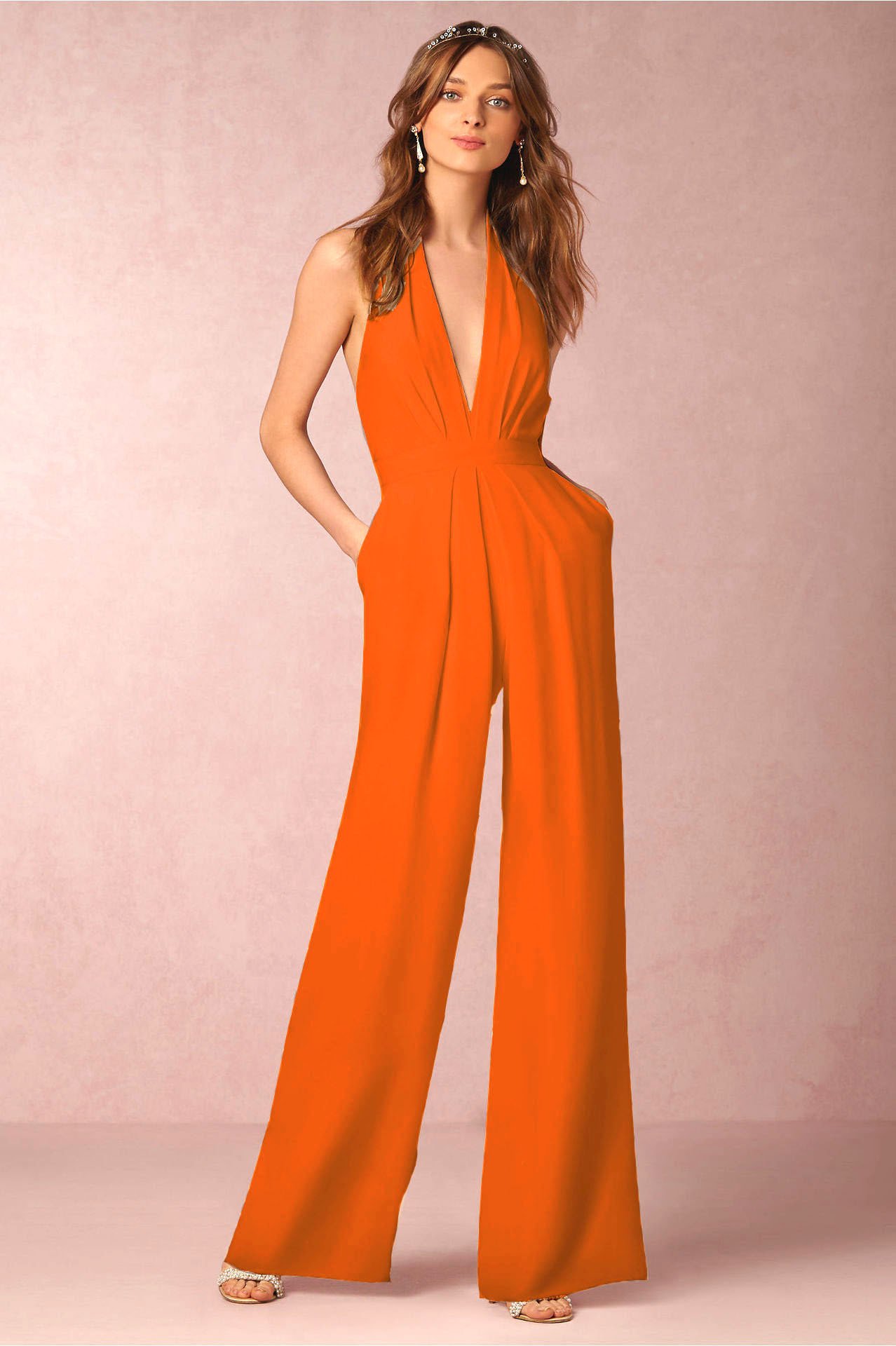 Women's Banquet Dress Jump suit Independent Station Explosions | 1247 - Image 55