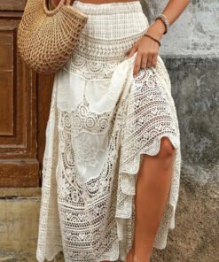 bohemian holiday style design niche temperament casual long skirt | 1245 - Image 3