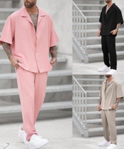 style trendy solid color men's fashion suit | 1250