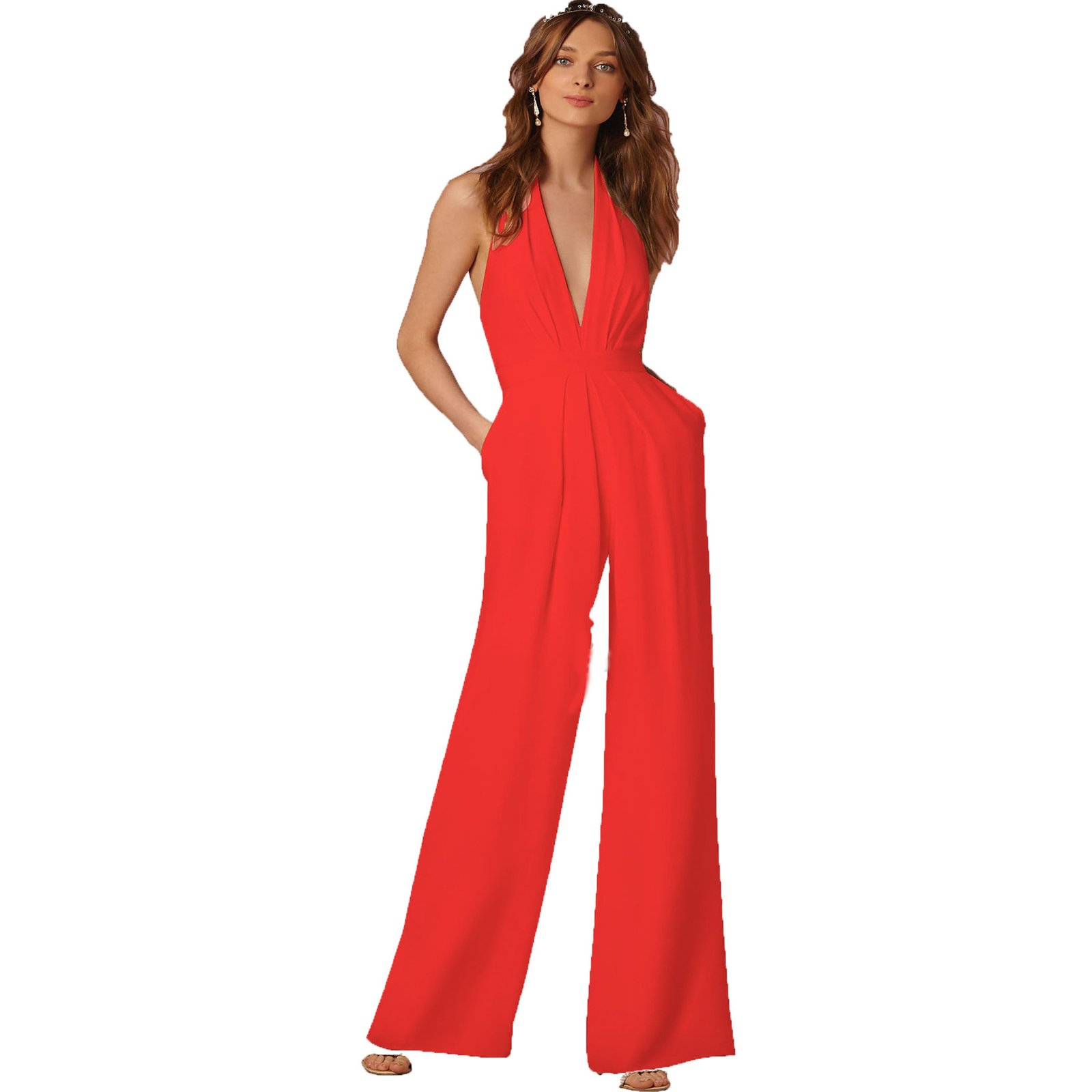 Women's Banquet Dress Jump suit Independent Station Explosions | 1247 - Image 4