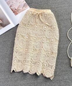 bohemian holiday style design niche temperament casual long skirt | 1245 - Image 14